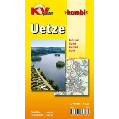 Abbildung von Uetze: 1:12.500 Gemeindeplan mit Freizeitkarte 1:25.000 inkl. Radrouten und weiteren Freizeitmöglichkeiten: Fahrrad. Sport. Freizeit. Auto (KVplan Heide Region)