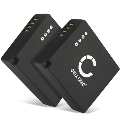 Abbildung von CELLONIC 2X DMW BLE9 BLG10 Leica BP DC15 Akku kompatibel mit Panasonic Lumix DMC LX100 GX80 TZ80 TZ81 TZ100 TZ101 DC TZ90 TZ91 GX9 7.2V 7.4V 730mAh