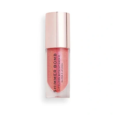 Abbildung von Makeup Revolution Shimmer BOMB Gloss Lipgloss, Damen, Größe: 4.5 ml, Pink