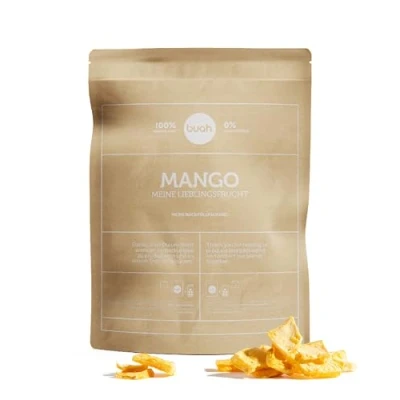 Abbildung von BUAH® Gefriergetrocknete Bio Mango Chips Als Snack, Für Müsli &amp; Desserts Idealer Süßigkeiten Ersatz Vegan ohne Zuckerzusatz Vorteilspack 336 g