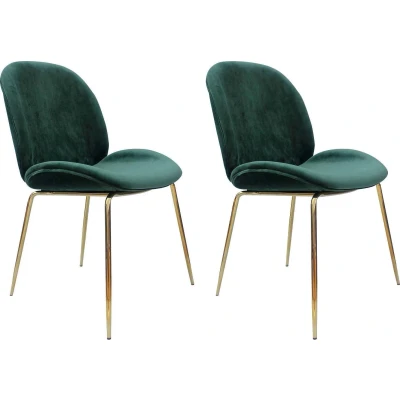 Abbildung von Kayoom Stuhl &quot;Charlize 110 2er Set, TOPSELLER Esszimmerstühle,moderne Optik&quot;, (Set), 2 St., Samtstoff, samtweicher Bezug, bequem, zeitlos, moderne Optik