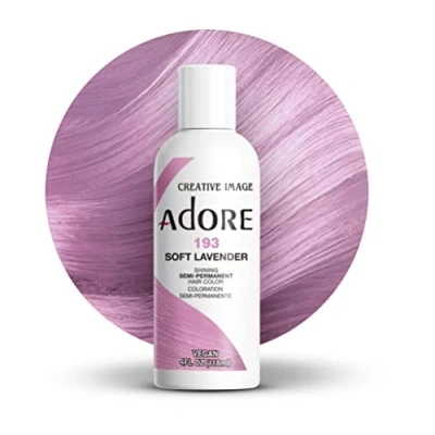 Abbildung von Adore Semi Permanent Hair Color (#193 Soft Lavnder) by
