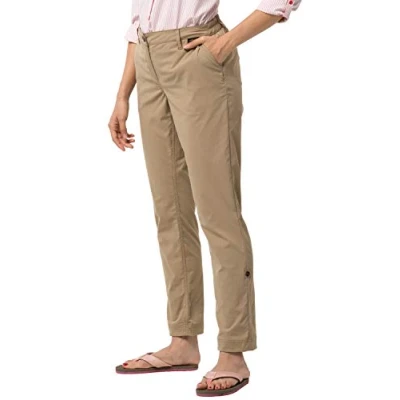 Abbildung von Jack Wolfskin Damen Desert Roll Up Hose, Sand Dune, 72