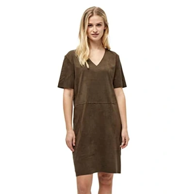 Abbildung von DESIRES Damen Erisa Kleid mit V ausschnitt Grün M