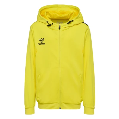 Abbildung von Hummel Hmlauthentic PL ZIP Hoodie Trainingsjacke für Kinder, Größe: 116, Blazing yellow