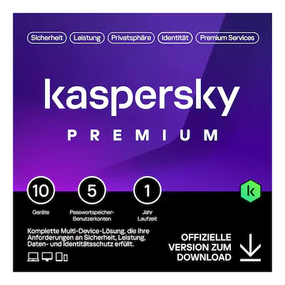 Abbildung von Kaspersky Premium Total Security [10 Geräte 1 Jahr]