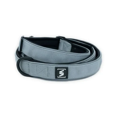 Abbildung von VITOMALIA® Breite Moxon Retrieverleine, Zugstopp: Reflektierend, weich, ideal für große Hunde, sicher beim Training und Nachtspaziergängen. (Grau)