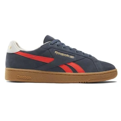 Abbildung von Reebok Classic CLUB C Grounds UK Unisex Sneaker low, Größe: 43, Kineticblue/astrolime/vintagechalk Veloursleder