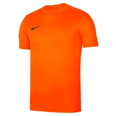 Abbildung von Nike Performance Fussball DRI FIT PARK VII Kurzarm Sport Tshirt für Kinder, Größe: 116 128, Safety orange / black
