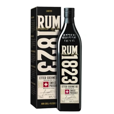 Abbildung von Etter Rum 1823 Swiss 40% vol. edler aus der Schweiz in Geschenkpackung (1 x 0.7l)