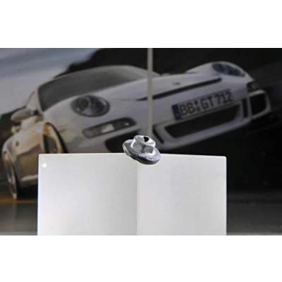 Abbildung von Selbstschneide Mutter/Porsche Wappen L=R 911 964 993 996 997 991 Boxster Cayman