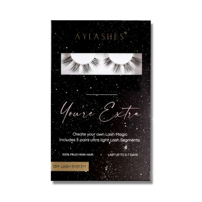 Abbildung von Aylashes maxi BOX 5 PAAR Künstliche Wimpern, Damen, Größe: One Size, Youre extra schwarz
