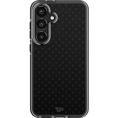 Abbildung von tech21 Evo Check S24 Plus Hülle für Samsung Galaxy S24+ Ultimativer Fallschutz in Smokey Black