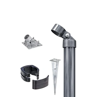 Abbildung von Alberts Eckpfosten &quot;Fix Clip Pro&quot;, für Maschendrahthöhe 81 cm, zum Aufschrauben