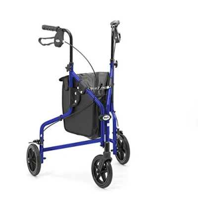 Abbildung von Days 240L Rollator mit 3 Rädern, leicht, Aluminium, zusammenklappbar, Tasche