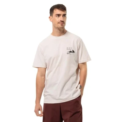 Abbildung von Jack Wolfskin Discover Sport Tshirt, Herren, Größe: Large, Sea shell