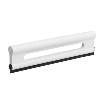 Abbildung von SMEDBO SIDELINE Duschabzieher mit handlichem Griff aus ABS Kunststoff weiß Silikonlippe DX2145