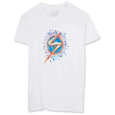 Abbildung von Marvel Herren uxmissmts009 T Shirt, weiß, XXL
