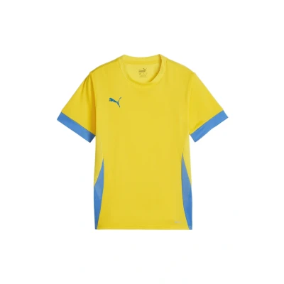 Abbildung von Puma Teamgoal Matchday FußballTrikot für Kinder, Größe: 152, Gelbblau