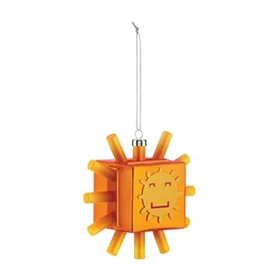 Abbildung von Weihnachten: Alessi Weihnachtskugel Le Palle Quadrate Sonne GJ02/7 von Marcello Jori