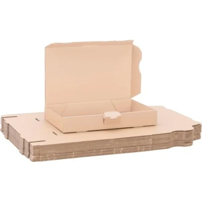 Abbildung von verpacking Maxibriefkartons 225 x 145 35 mm Maxibrief Braun MB XS Innenmaß von 220 136 33 Versand Post Faltschachtel Versandschachtel Büchersendung optimal geeignet für den 25 Stück