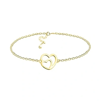 Abbildung von Sofia Milani Heart Armband, Damen, Größe: One Size, Gold coloured