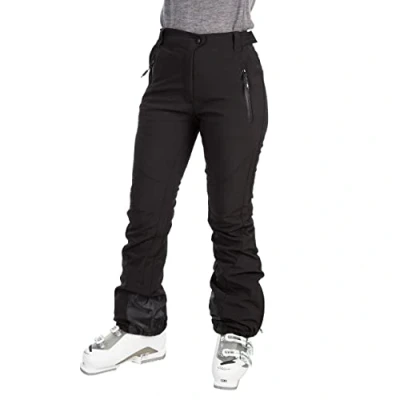 Abbildung von Trespass Amaura, Black, XXS, Wasserdichte Skihose mit Knöchelreißverschlüssen für Damen, XX Small / 2XS 2X Small, Schwarz