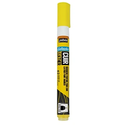 Abbildung von Pébéo Setacolor Leder Acrylmarker für und Kunstleder Personalisierung von Taschen, Schuhen, Sneakern kratz , knick scheuerfest mattes/seidenmattes Finish Farbe