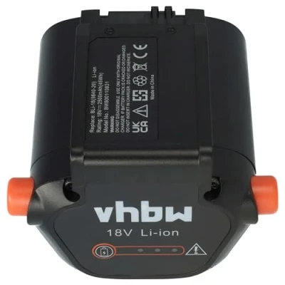 Abbildung von vhbw Akku kompatibel mit Gardena Teleskop Hochentaster TCS Li 18/20 (8866 20) ersetzt BLi 18 (9840 20, 9839 (Li Ion, 2500mAh, 18V)
