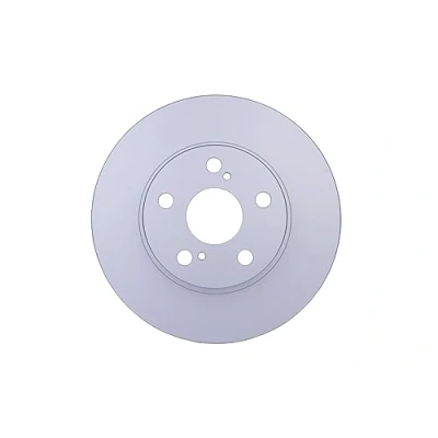 Abbildung von HELLA PRO 8DD 355 115 691 Bremsscheibe 255 22 05/07 100 innenbelüftet beschichtet ohne Radbefestigungsbolzen, Radnabe TOYOTA: Prius II Liftback
