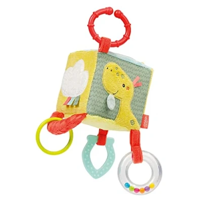 Abbildung von Fehn Kinderwagenanhänger Happy Dino, Activity Würfel, mit Befestigungsring