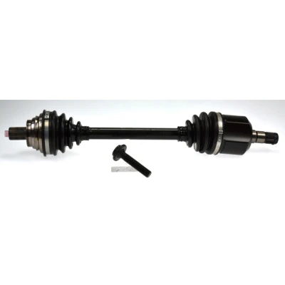 Abbildung von LÖBRO 304757 Antriebswelle 585 mit Schraube VOLKSWAGEN: Golf 5 Schrägheck, 7 Plus / Crossgolf, AUDI: A3 Sportback