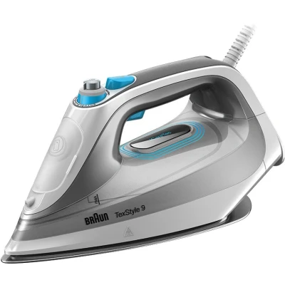 Abbildung von Braun Dampfbügeleisen &quot;TexStyle 9 SI 9270 WH&quot;, 3000 W, mit FreeGlide 3D Bügelsohle