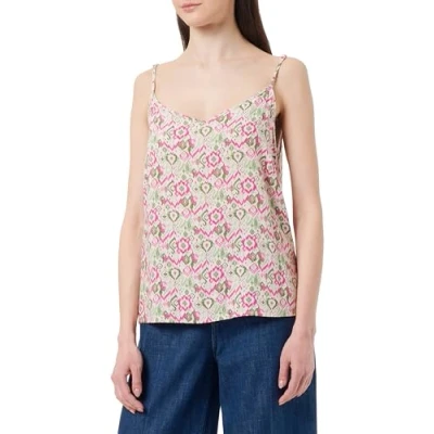 Abbildung von ONLY Damen Onlnova Life Paris Singlet PTM Top, Honeysuckle/AOP:483 Ebba, 40