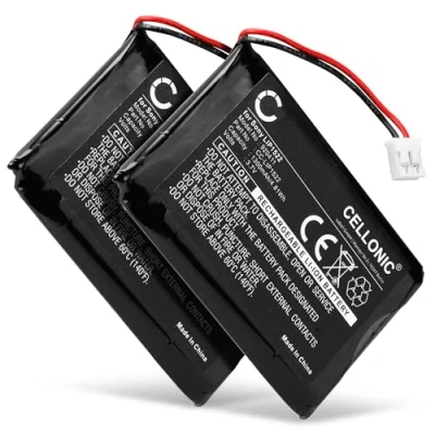 Abbildung von CELLONIC 2X Ersatz Akku LIP1522 kompatibel mit Dualshock PS4 Controller Ersatzakku 1300mAh Game Gamepad Joypad Batterie