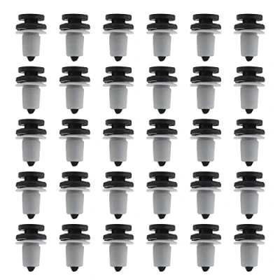 Abbildung von Be In Your Mind 30 x 3B0867333 Autotür Verkleidung Clips Befestigung Kofferraum Halter mit Tülle kompatibel VW Transporter T5 Kunststoff
