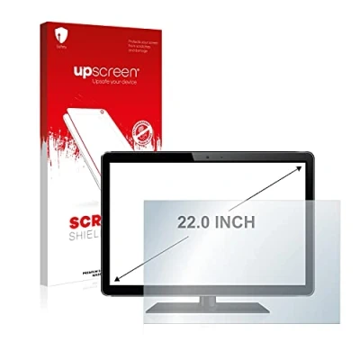 Abbildung von upscreen 22&quot; Schutzfolie für 22,0 Zoll Industrie Monitore (55.9 cm) [490 x 270 mm, 16:9] Kristallklar, Kratzschutz, Anti Fingerprint