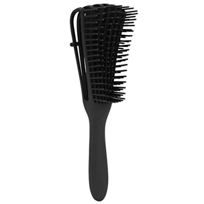 Abbildung von Octopus Comb, Detangle Haarbürste, Entwirrungsbürste für Hair Detangler, aus Kunststoff Detangler VerworrenesWelliges lockiges Nasses Trockenes Langes Dickes Haar (Schwarz)