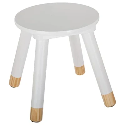 Abbildung von Atmosphera Kinderhocker Douceur Weiß H 27 cm