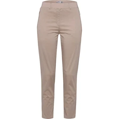 Abbildung von Raphaela by Brax Damen Lavina Zip 6/8 Super Light Cotton Hose, Sand, 38W / 30L EU