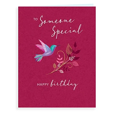 Abbildung von Piccadilly Greetings Koko Designs K70061 Geburtstagskarte mit Aufschrift &quot;Someone Special&quot;, 20,3 x 15,2 cm, Weiß