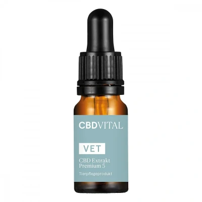 Abbildung von Vet CBD Extrakt Premium 5% VITAL Tropfen für Hunde und Katze