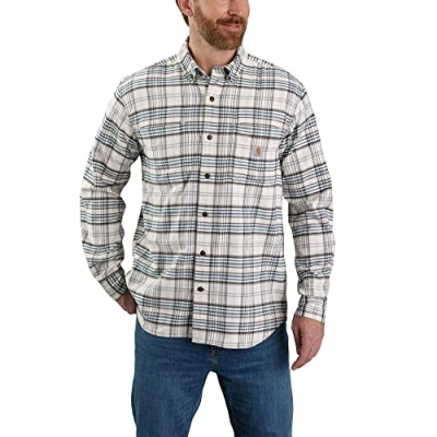 Abbildung von Carhartt Outdoorhemd Herren Langarmhemd Midweight Flannel L/S Plaid Shirt