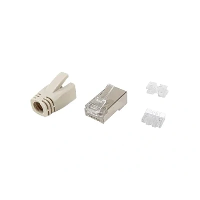 Abbildung von Equip 121182 Cat.6A RJ45 geschirmter Steckersatz, 100 Stück/Packung