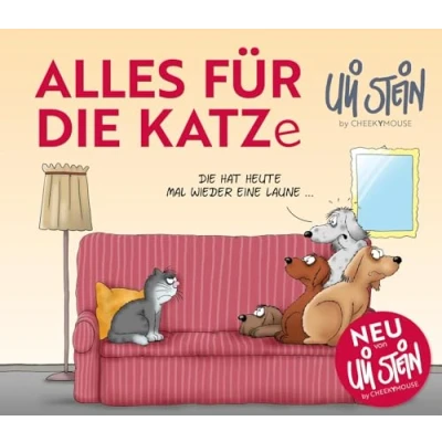 Abbildung von Uli Stein für Tierfreunde: Alles die Katz(e): Lustiges Geschenkbuch Katzenfans mit unverwechselbaren Cartoons im Stil von