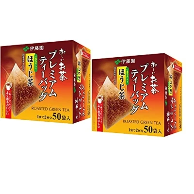 Abbildung von Itoen O ～ i Ocha Premium Hojicha Tee, Japanischer gerösteter Grüntee Hojicha, 1,8g Teebeutel, Packung mit 2 Boxen (insgesamt 100 Beutel), Hergestellt in Japan