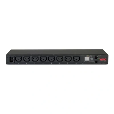 Abbildung von APC AP7820B Rack PDU, gemessen, 1 U, 12 A / 208 V, 10 230 (8) C13 Stromverteilung