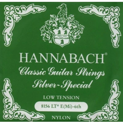 Abbildung von Hannabach Saiten für Klassikgitarre Serie 815 E6 Low Tension Silver Special, Gitarrensaiten (hochwertig, Allzweck Saite fast jedes Instrument, klassische Gitarre, Made in Germany)