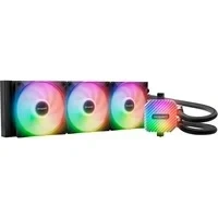 Abbildung von be quiet! Light Loop 360mm Black Wasserkühlung für stark übertaktete Systeme, 3x Wings LX 120mm PWM high speed ARGB Lüfter, Stylischer Kühlblock, mit Hub, extrem hohe Kühlleistung