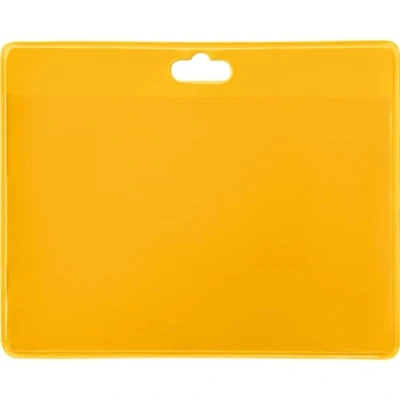 Abbildung von Tarifold Namensschild 70x100mm PVC gelb VE=30 Stück
